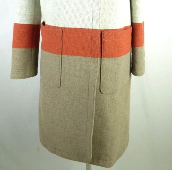 SOLD 🔹HP🔹Tory Burch Colorblock Coat STUNNING 2 - Picture 4 of 7